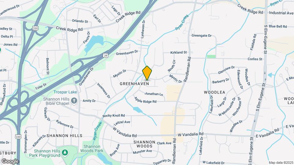 639 Mystic Dr Map and Location Details