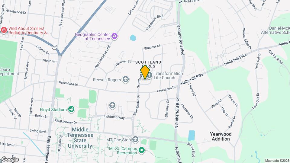 907 Whitehall Rd Map and Location Details