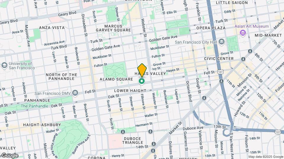 630 Fillmore St Map and Location Details