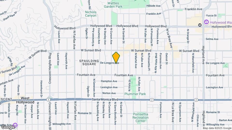 1355 Sierra Bonita N Ave, Unit 401 Mapa y Detalles de la Ubicación