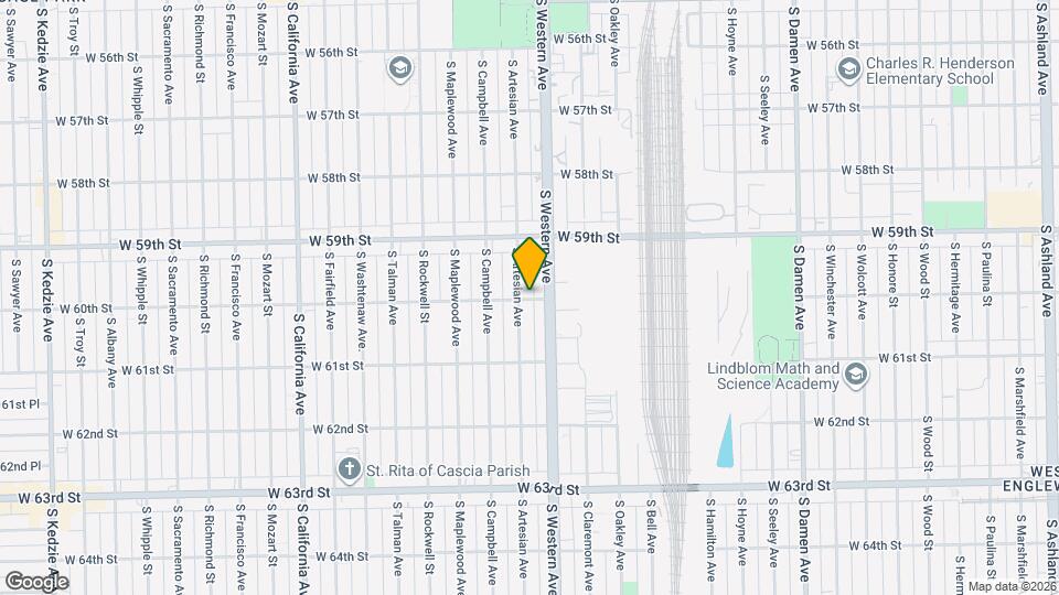 2419 W 60th St, Unit 2 Map and Location Details