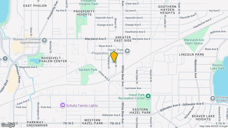 1093 Breen St Map and Location Details