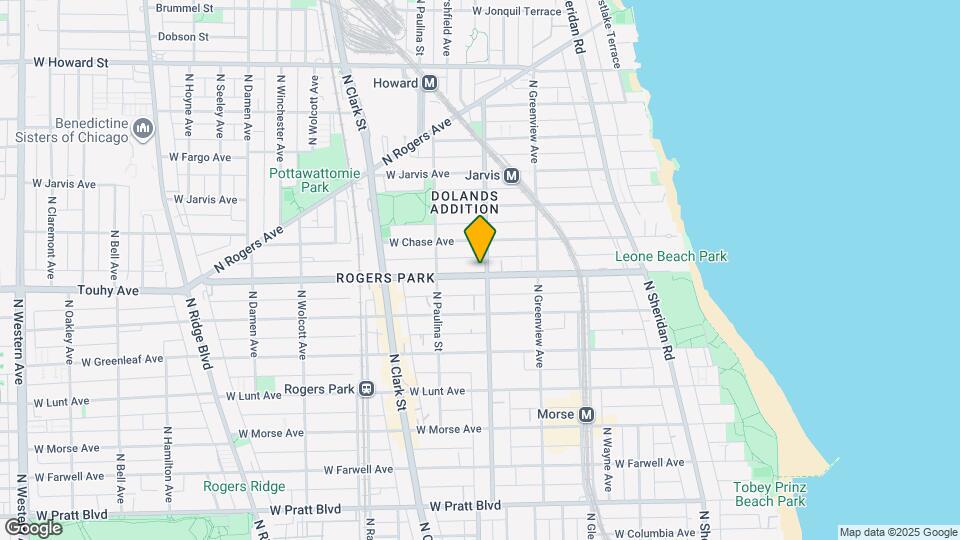 7204 N Ashland Blvd Map and Location Details