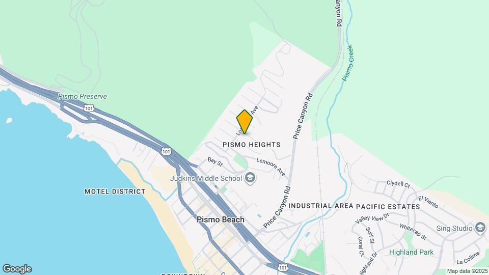 851 Fresno St Map and Location Details