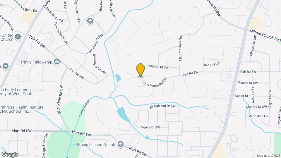 1719 Silverchase Dr SW Map and Location Details