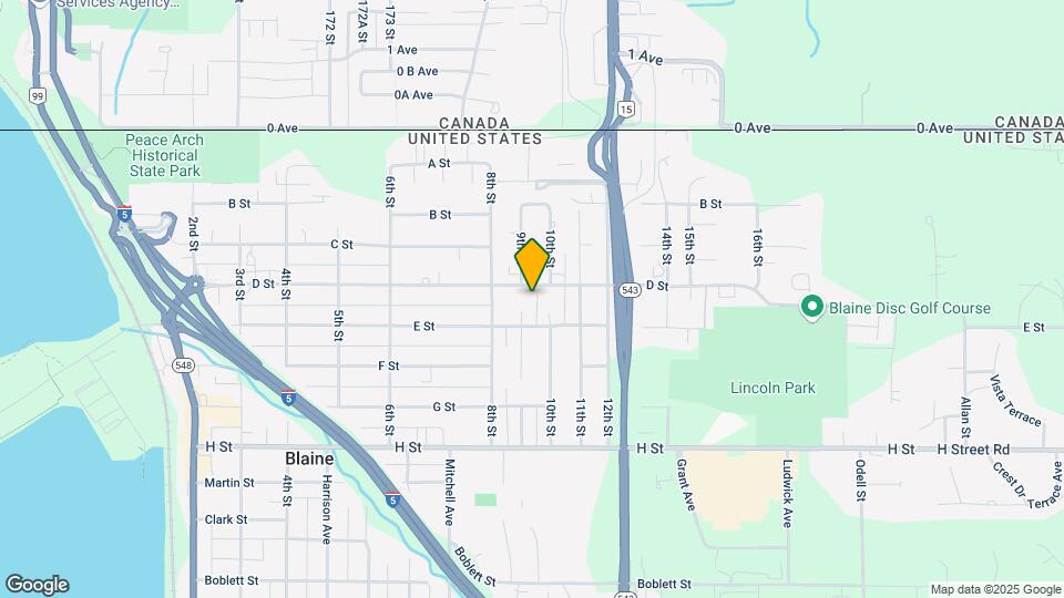 936 E St Map and Location Details