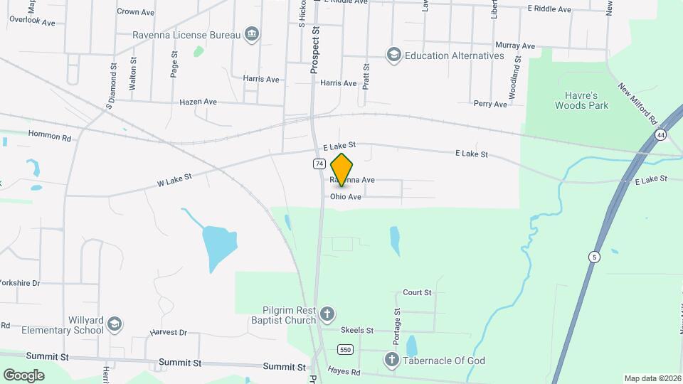 307 Ohio Ave Map and Location Details