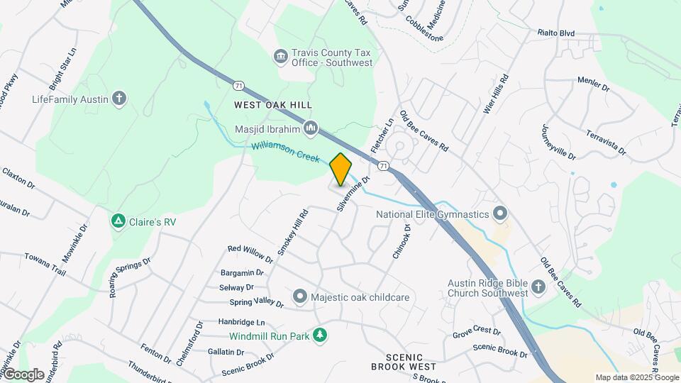 6718 Silvermine Dr Map and Location Details