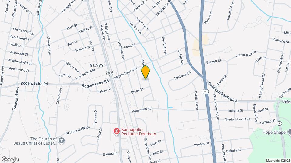 1416 Meadow Ave Map and Location Details