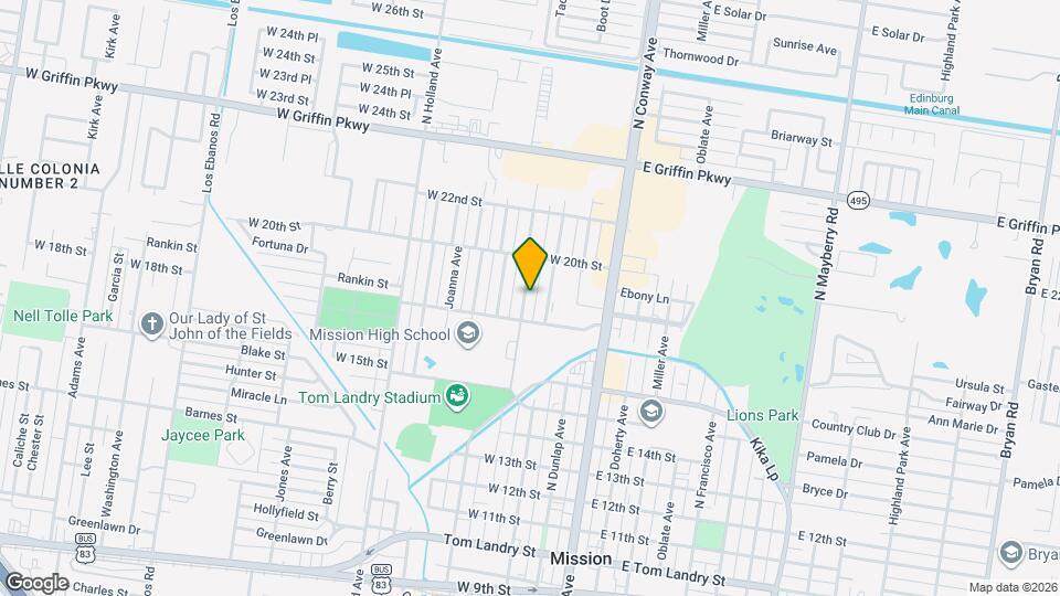 1808 N Cummings Ave Map and Location Details