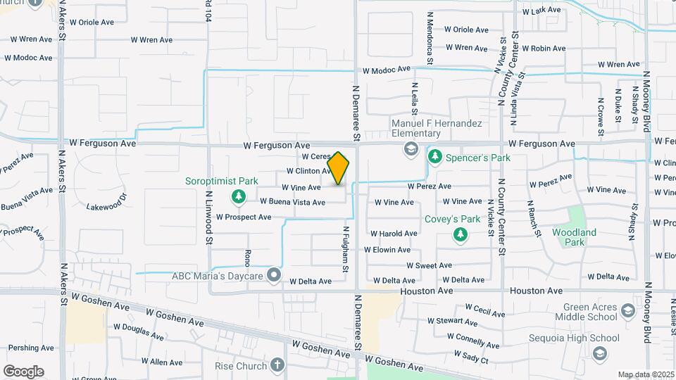 3731 W Vine Ave Map and Location Details