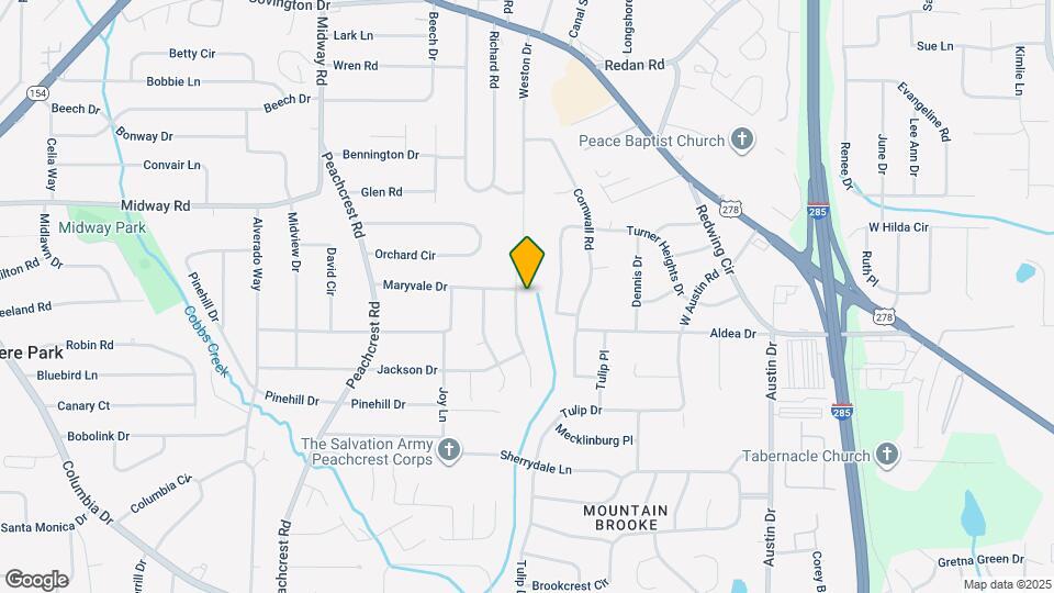 1410 Cobb Branch Dr Map and Location Details