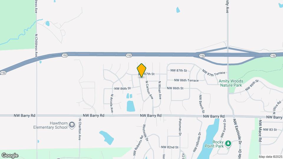 8619 N McDonald Ave Map and Location Details