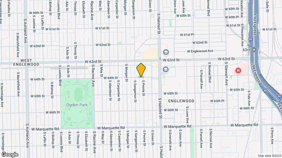 6400 S Peoria St Map and Location Details