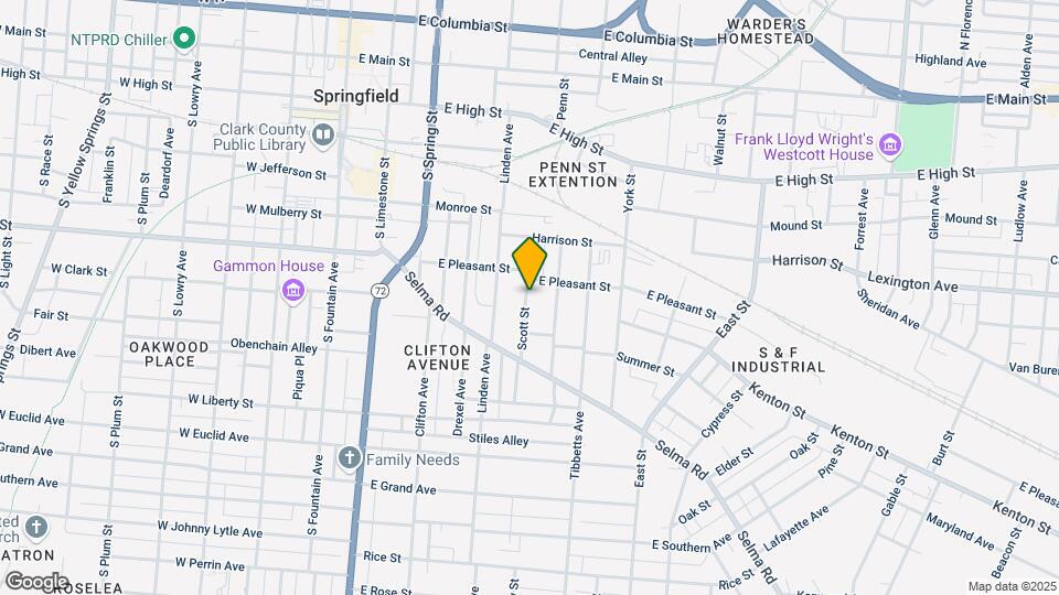 516 Scott St Map and Location Details