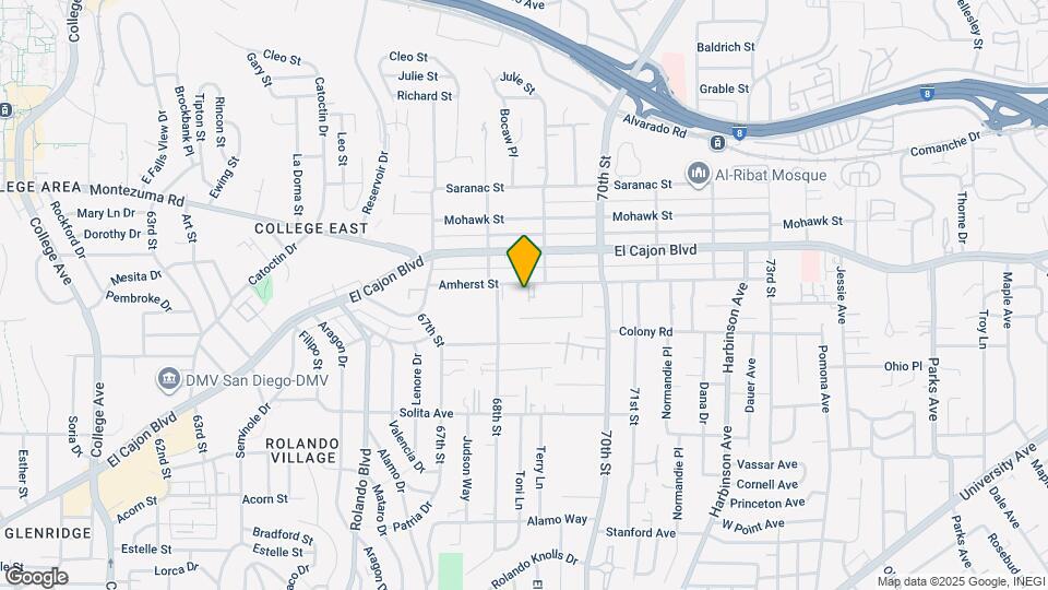 6851 Amherst St Map and Location Details