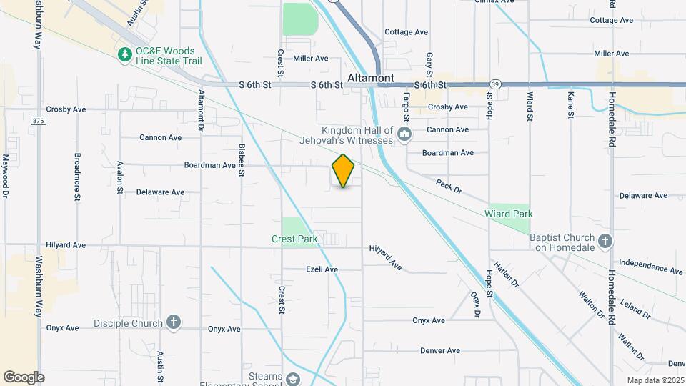 4014 Delaware Ave Map and Location Details