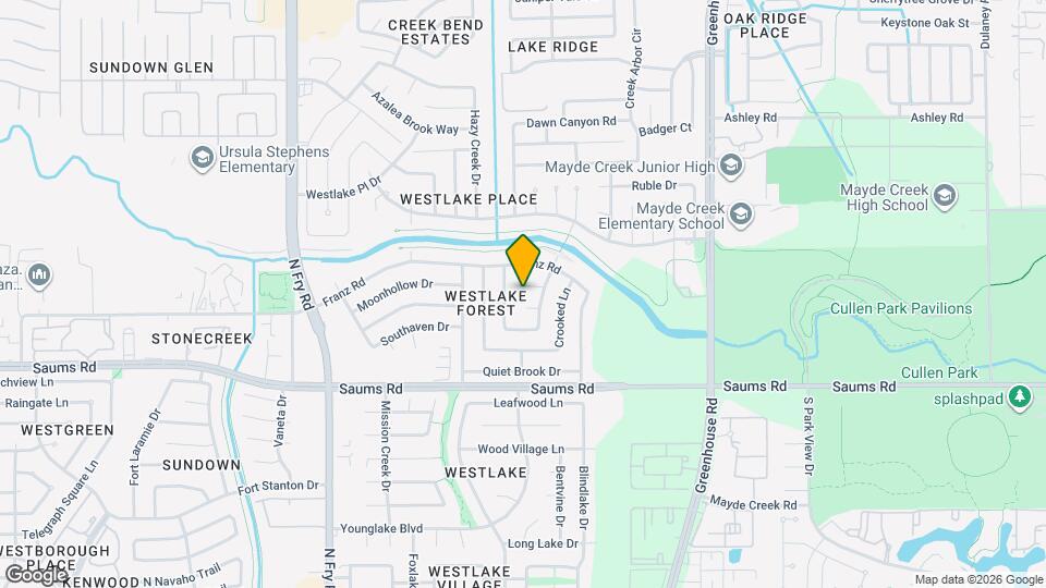 19419 Moonhollow Dr Map and Location Details