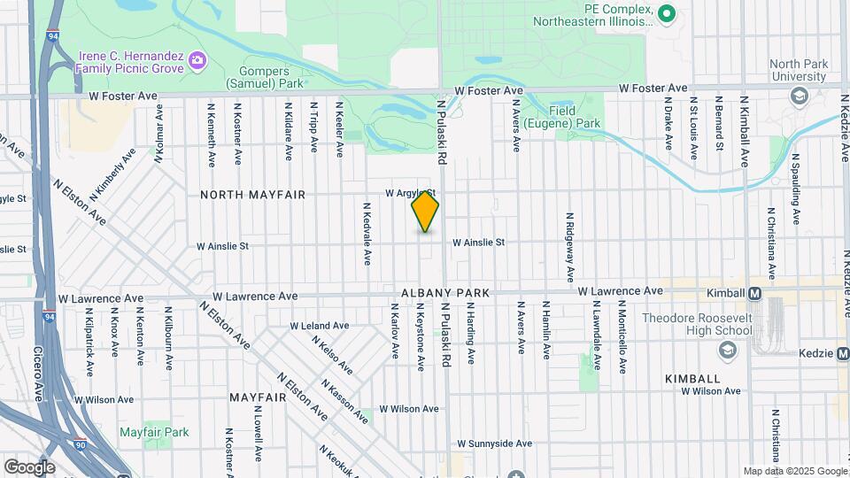 4010-4016 W Ainslie St Mapa y Detalles de la Ubicación