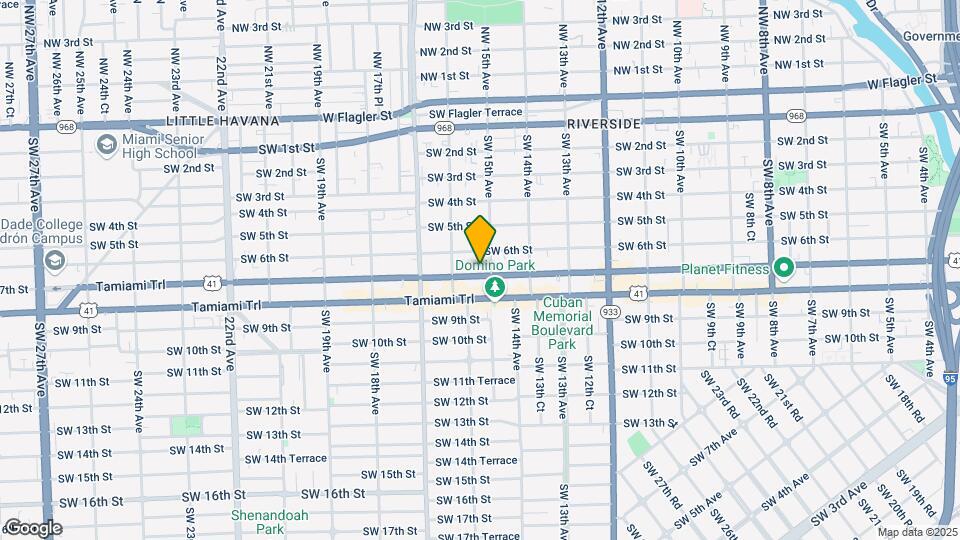 1521 SW 7 Street Mapa y Detalles de la Ubicación