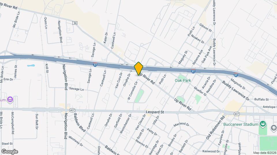 4522 N Cornelia Cir Map and Location Details