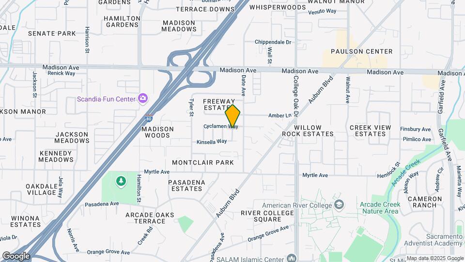 4915 Orchid Way Map and Location Details