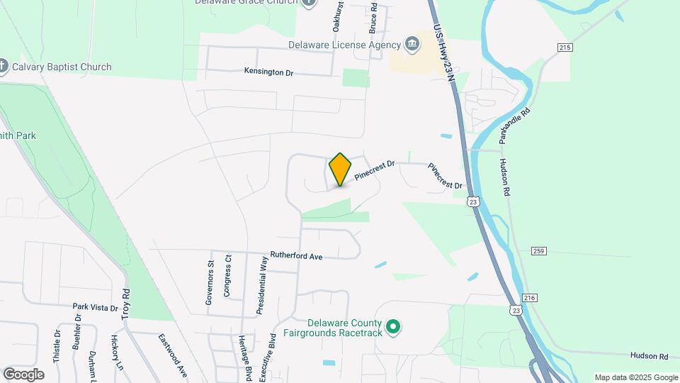 283 Pinecrest Dr Map and Location Details