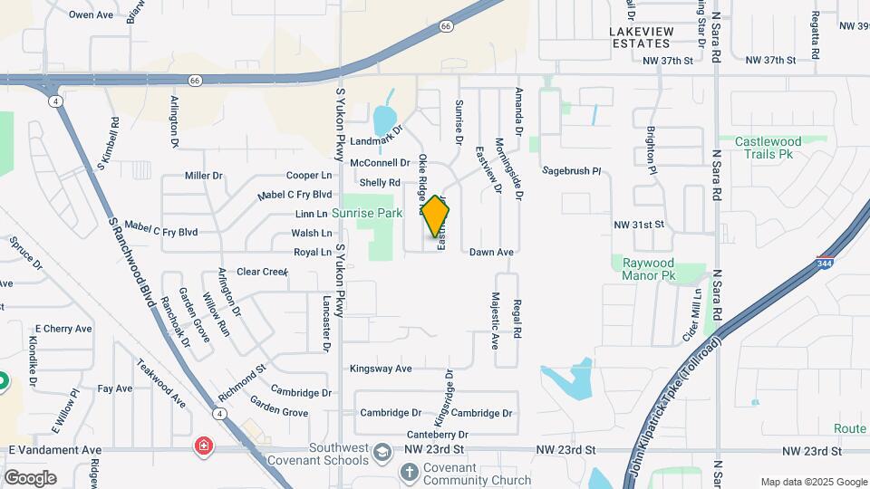 716 Eastridge Dr Map and Location Details