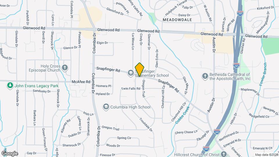 1451 Snapfinger Rd Mapa y Detalles de la Ubicación