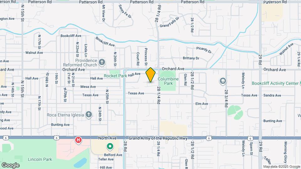 2818 Columbine Park Court Map and Location Details