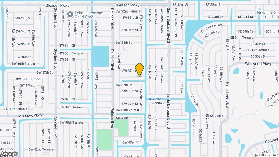 210 SW 37th Terrace Map and Location Details