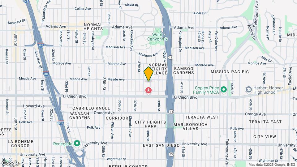 4378 38th St Map and Location Details