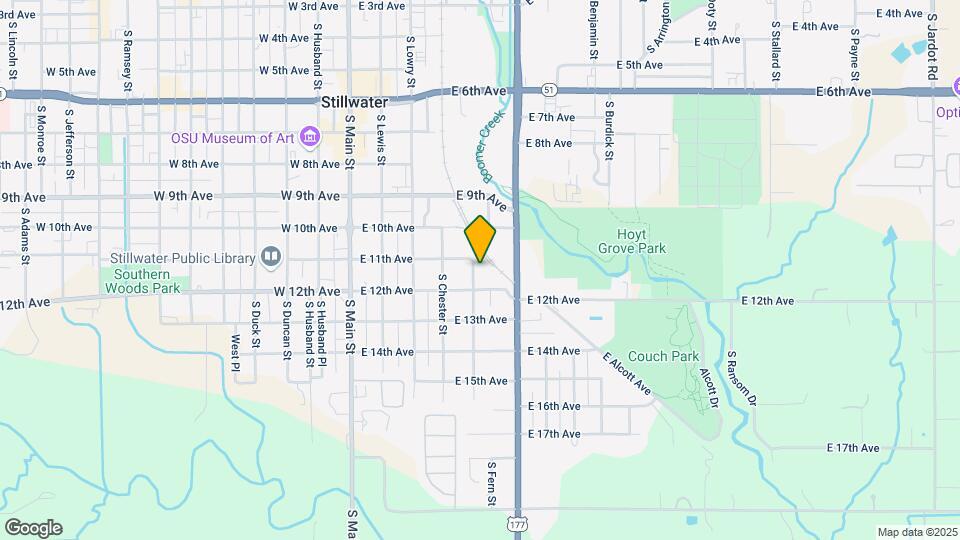 1101 S Fern St Mapa y Detalles de la Ubicación