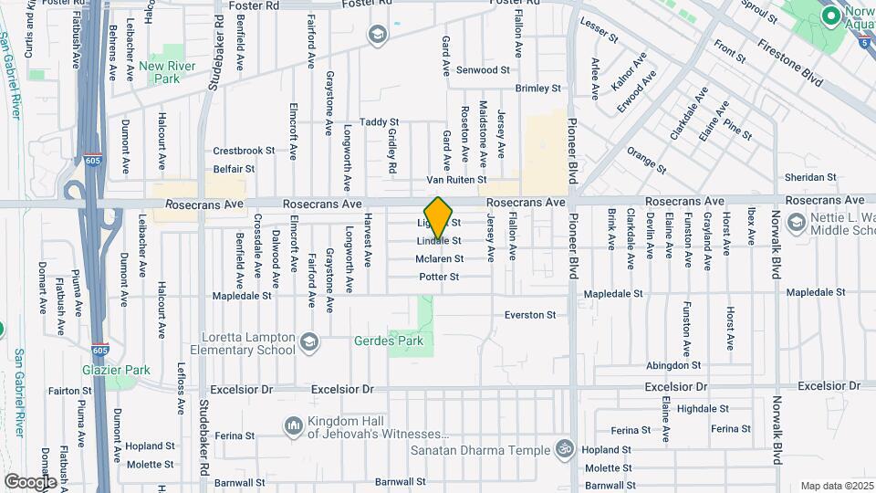 11468 Lindale St Mapa y Detalles de la Ubicación