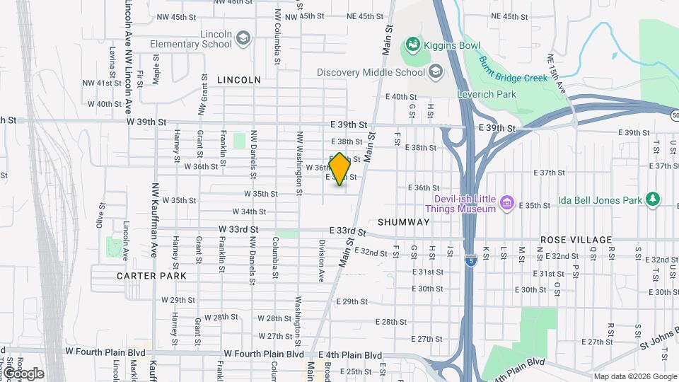 116 E 35th St Map and Location Details