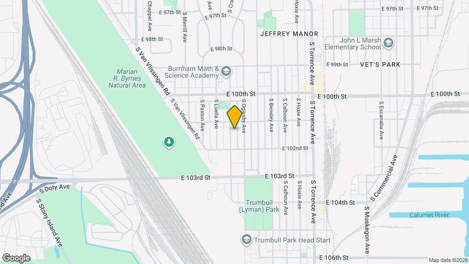 10123 S Crandon Ave Map and Location Details