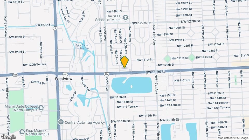 11900 NW 19th Ave Map and Location Details