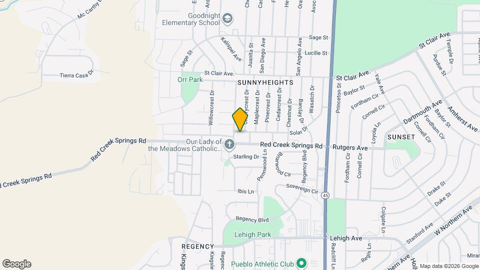 4712 Solar Dr Map and Location Details