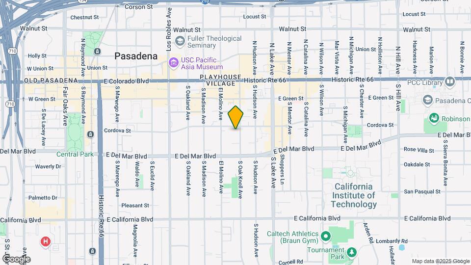 221 S Oak Knoll Ave Mapa y Detalles de la Ubicación