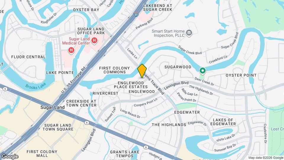 15307 Amesbury Ln Map and Location Details