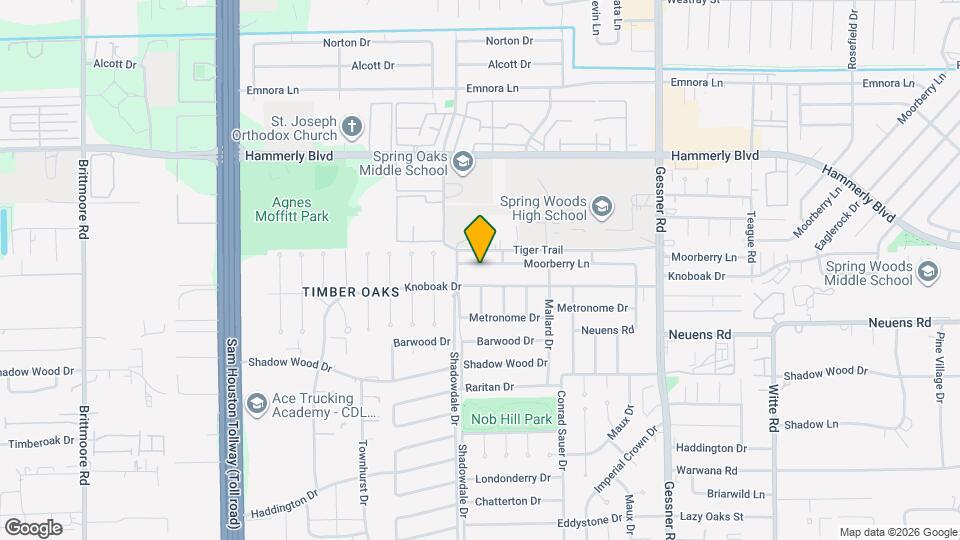 10513 Moorberry Ln Map and Location Details