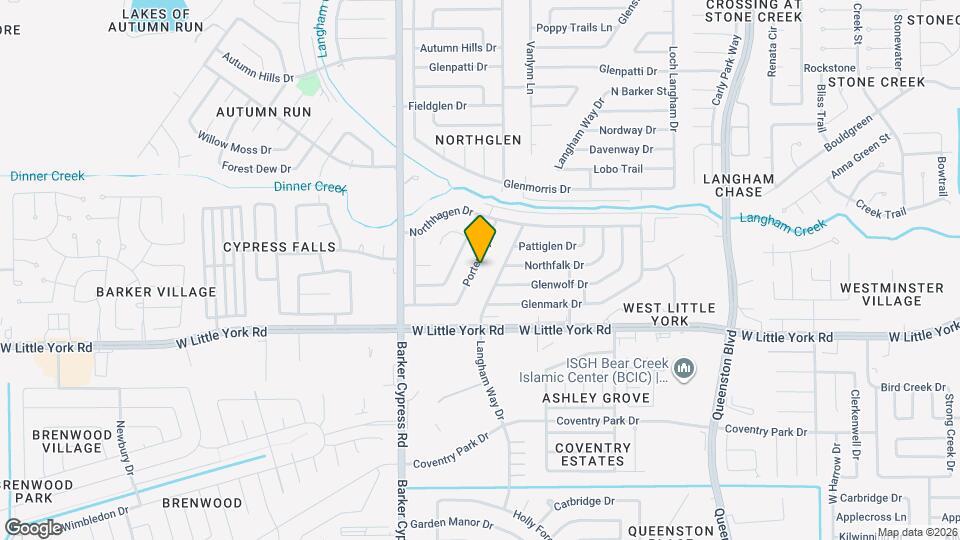 6328 Porterway Dr Map and Location Details