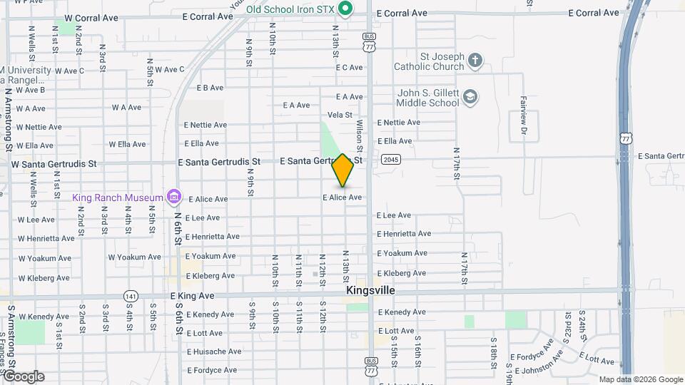 832 E Alice Ave, Unit House Map and Location Details
