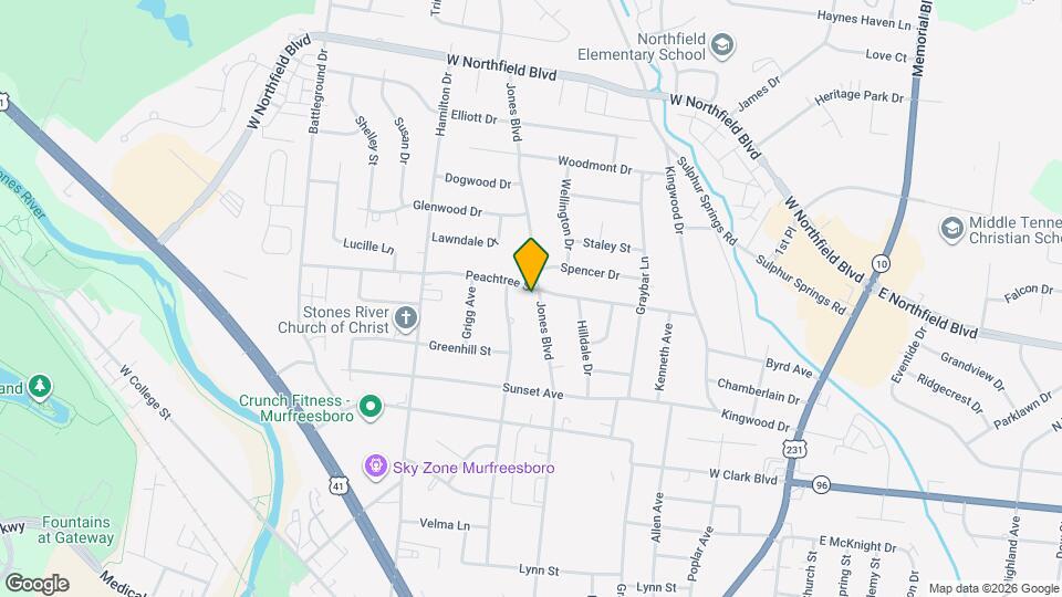 1619 Jones Blvd Map and Location Details