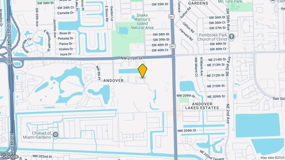 445 NW 210th St Map and Location Details