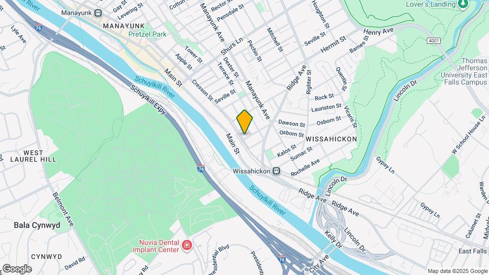 3757 Cresson St Map and Location Details