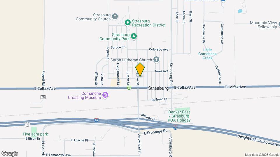 1550 Wagner St Map and Location Details