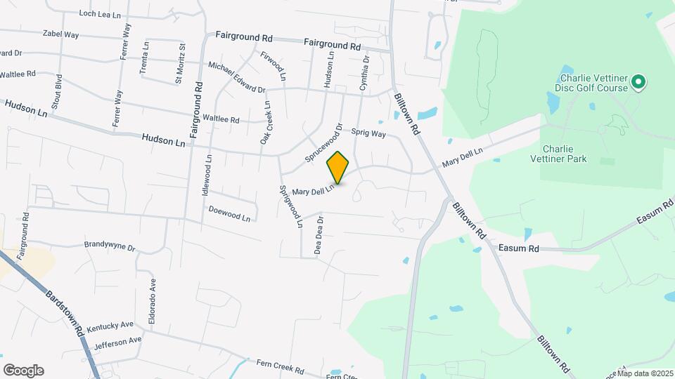 9806 Mary Dell Ln Map and Location Details