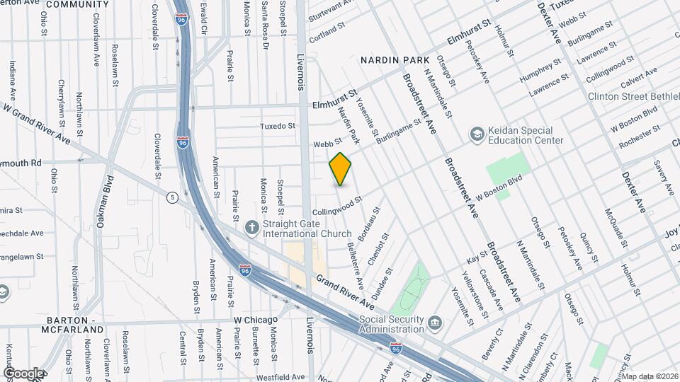 11346 Belleterre St Map and Location Details