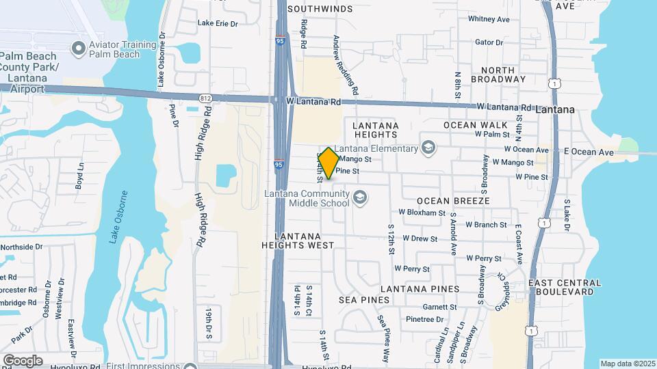 403 S 13th Ct Map and Location Details